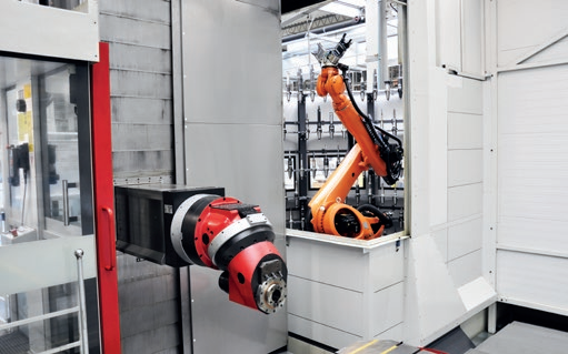 臥式鏜銑床自動換刀刀庫